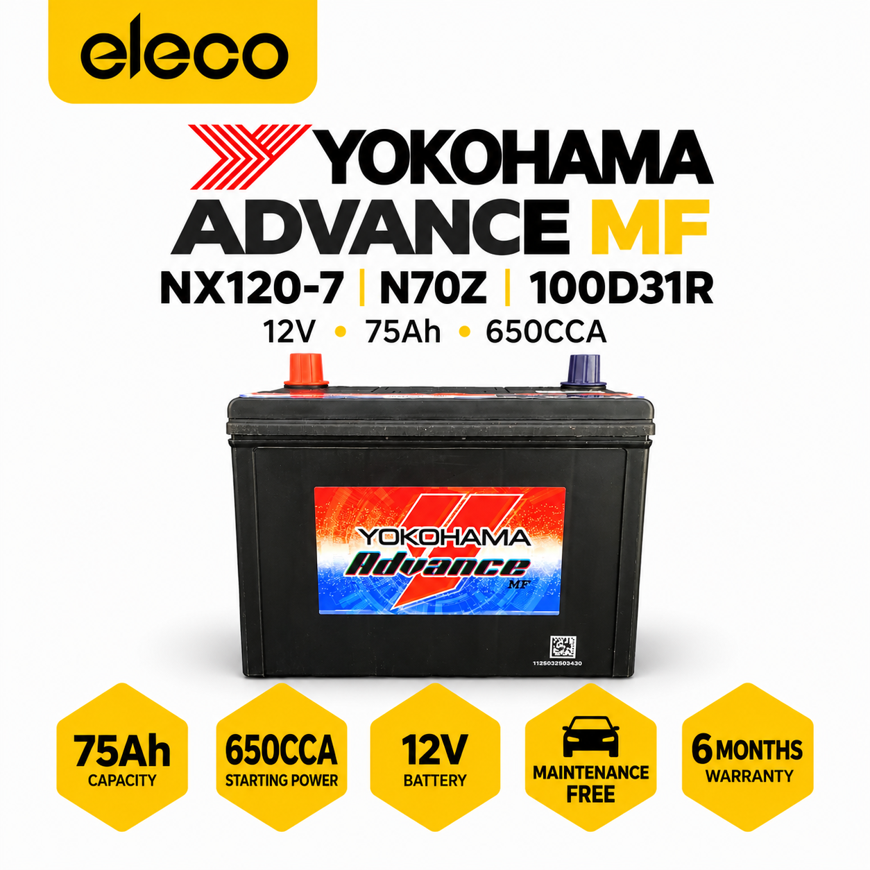 Yokohama Advance MF Battery Poster